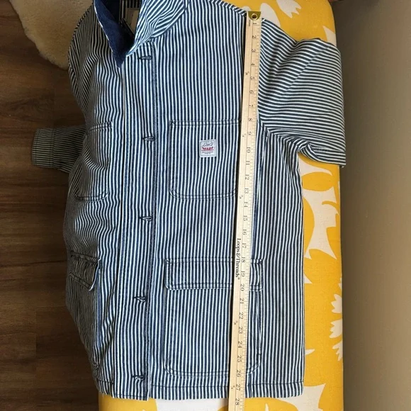 Levis Bree Barn Jacket Large Hickory Stripe - Picture 8 of 10